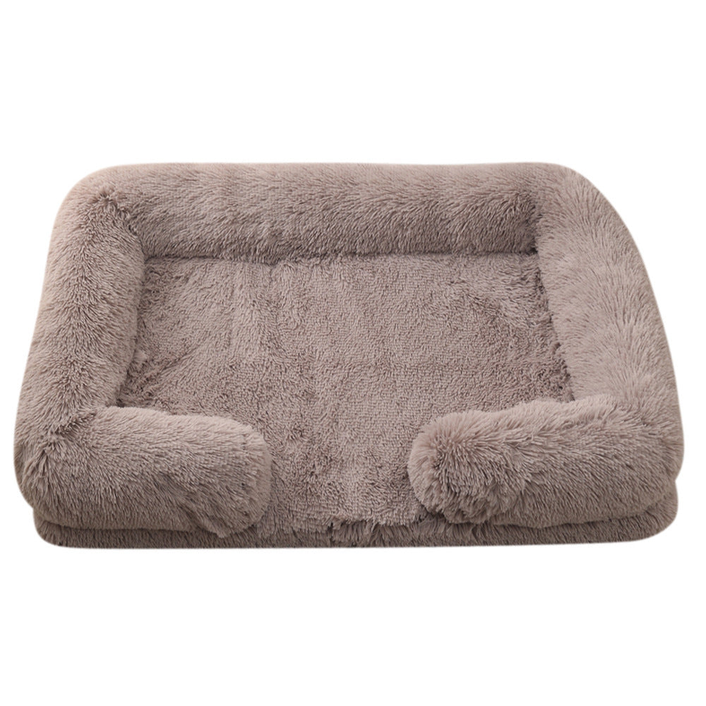 Plush Round Pet Bed | Cozy Winter Dog Bed for Ultimate Comfort