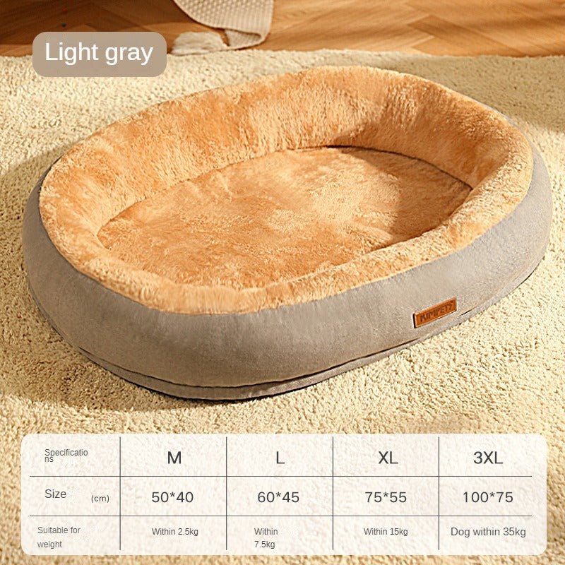 Removable and Washable Dog Bed Warm Cat Bed for Sleeping | Soft and Cozy Pet Bed