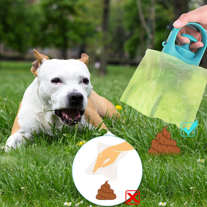 Portable Dog Poop Scooper | Sanitary Waste Picker Upper for Dog Walkers