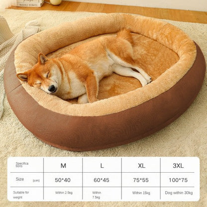 Removable and Washable Dog Bed Warm Cat Bed for Sleeping | Soft and Cozy Pet Bed