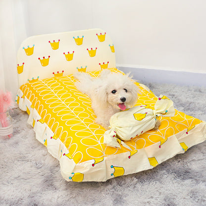 Teddy Small Dog Pet Bed | Cozy and Comfortable Bed for Small Pets