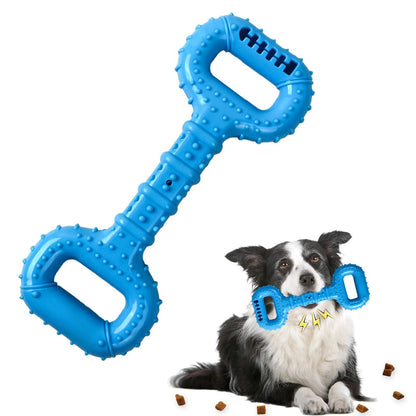 Dog Bones for Aggressive Chewers | Long-Lasting Interactive Dog Chew Toy with Pull Band