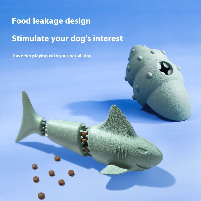 Dog Food Leakage Deep Sea Shark Rubber Dog Toys | Interactive & Durable Chew Toy for Dogs