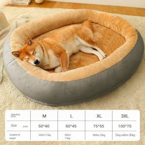 Removable and Washable Dog Bed Warm Cat Bed for Sleeping | Soft and Cozy Pet Bed