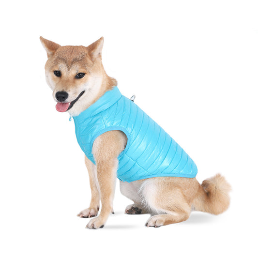 Autumn Winter Full Nylon Zipper Puppy Jacket | Warm & Stylish Winter Coat for Dogs