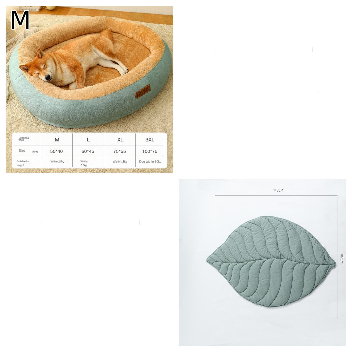 Removable and Washable Dog Bed Warm Cat Bed for Sleeping | Soft and Cozy Pet Bed