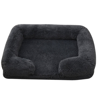 Plush Round Pet Bed | Cozy Winter Dog Bed for Ultimate Comfort